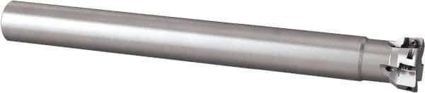 Seco - 32mm Cut Diam, 6mm Max Depth of Cut, 25mm Shank Diam,Indexable Plunge End Mill - Cylindrical Shank, Multiple Insert Styles, R217.79 Toolholder Style, Through Coolant, Series Turbo 10 - Exact Tool & Supply