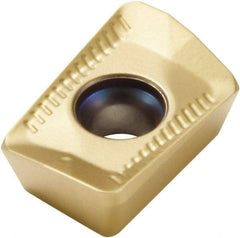 Seco - XOMX10T320 ME07 Grade MP3000 Carbide Milling Insert - TiAlN Finish, 0.1508" Thick, 2mm Corner Radius - Exact Tool & Supply