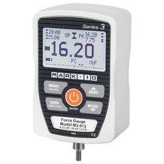 Mark-10 - Digital Tension & Compression Force Gages Capacity (gf): 100.00 Capacity (lbf): 0.25 - Exact Tool & Supply