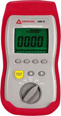 Amprobe - Digital LCD Display, 2,000 Megohm Electrical Insulation Resistance Tester & Megohmmeter - 1,000 VDC Max Test Voltage, Powered by 1.5V AA Battery - Exact Tool & Supply