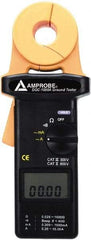 Amprobe - LCD Display Earth Ground Resistance Tester - Battery - Exact Tool & Supply