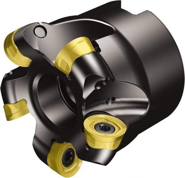 Sandvik Coromant - 50mm Cut Diam, 5mm Max Depth, 6 Inserts, 600-1045 Insert Style, Indexable Copy Face Mill - 600..Qxx Cutter Style, 20,300 Max RPM, 40mm High, Through Coolant - Exact Tool & Supply