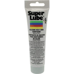 Synco Chemical - 3 oz Tube Silicone Heat-Transfer Grease - White, 450°F Max Temp, - Exact Tool & Supply