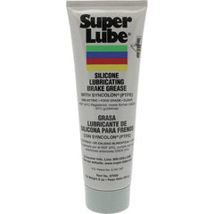 Synco Chemical - 8 oz Tube Silicone General Purpose Grease - Translucent White/Gray, Food Grade, 500°F Max Temp, NLGIG 2, - Exact Tool & Supply