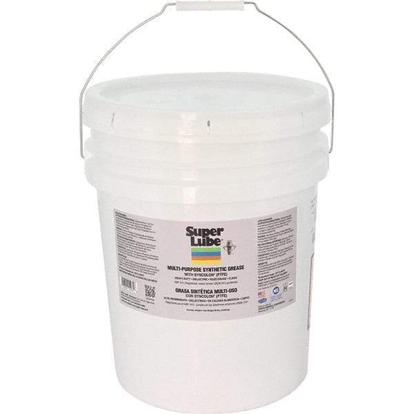 Synco Chemical - 30 Lb Pail Synthetic General Purpose Grease - Translucent White, Food Grade, 450°F Max Temp, NLGIG 1, - Exact Tool & Supply