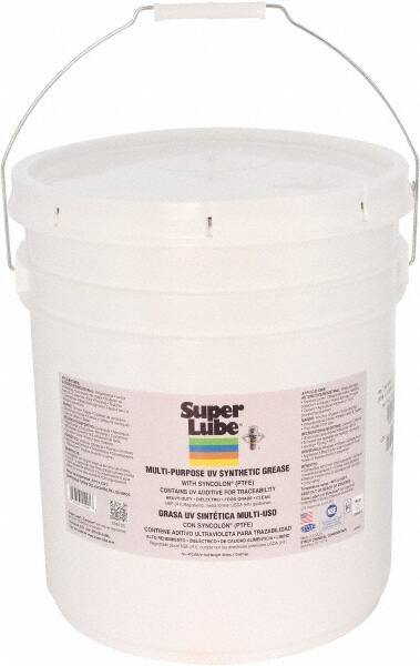 Synco Chemical - 30 Lb Pail Synthetic General Purpose Grease - Translucent White, Food Grade, 450°F Max Temp, NLGIG 2, - Exact Tool & Supply