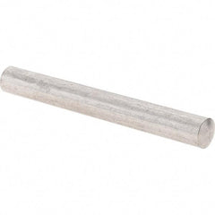 Value Collection - 6mm Diam x 50mm Pin Length 303 Stainless Steel Precision Dowel Pin - Unhardened, 1 Beveled & 1 Rounded End - Exact Tool & Supply
