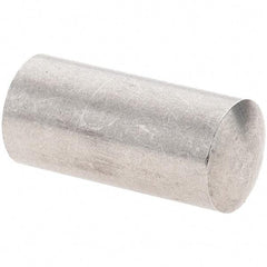 Value Collection - 5mm Diam x 10mm Pin Length 416 Stainless Steel Precision Dowel Pin - C 36-42 Hardness, 1 Beveled & 1 Rounded End - Exact Tool & Supply