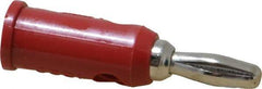 Pomona - Red Electrical Test Equipment Banana Plug - Exact Tool & Supply