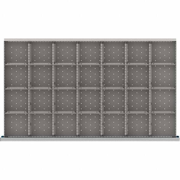 LISTA - 28-Compartment Drawer Divider Layout for 3.15" High Drawers - Exact Tool & Supply