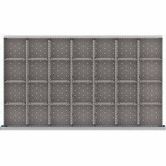 LISTA - 28-Compartment Drawer Divider Layout for 3.15" High Drawers - Exact Tool & Supply