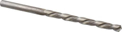 Chicago-Latrobe - #8 118° High Speed Steel Jobber Drill - Bright Finish, Left Hand Cut, Spiral Flute, Straight Shank, 3-5/8" OAL, Standard Point - Exact Tool & Supply
