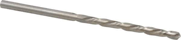 Chicago-Latrobe - #28 118° High Speed Steel Jobber Drill - Bright Finish, Left Hand Cut, Spiral Flute, Straight Shank, 2-7/8" OAL, Standard Point - Exact Tool & Supply