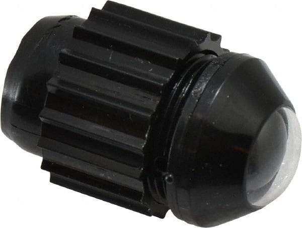 Norgren - 10-32 Female UNF Bottom Rotowink Pressure Indicator - 1 to 15 psiG, Black Unactuated Color & Green Actuated Color - Exact Tool & Supply