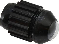 Norgren - 10-32 Female UNF Bottom Rotowink Pressure Indicator - 1 to 15 psiG, Black Unactuated Color & Green Actuated Color - Exact Tool & Supply
