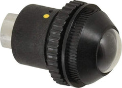 Norgren - 1/8" Female NPTF Bottom Rotowink Pressure Indicator - 10 to 125 psiG, Black Unactuated Color & Yellow Actuated Color - Exact Tool & Supply