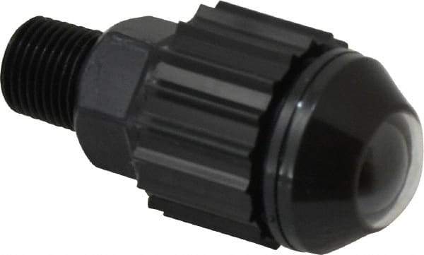Norgren - 1/8" Male NPTF Bottom Rotowink Pressure Indicator - 15 to 150 psiG, Black Unactuated Color & Green Actuated Color - Exact Tool & Supply