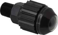 Norgren - 1/8" Male NPTF Bottom Rotowink Pressure Indicator - 15 to 150 psiG, Black Unactuated Color & Green Actuated Color - Exact Tool & Supply
