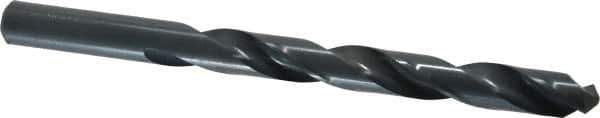 Chicago-Latrobe - Letter X 135° High Speed Steel Jobber Drill - Oxide Finish, Right Hand Cut, Spiral Flute, Straight Shank, 5-1/8" OAL, Split Point - Exact Tool & Supply