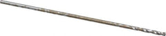 Chicago-Latrobe - #76 118° High Speed Steel Jobber Drill - Bright Finish, Right Hand Cut, Spiral Flute, Straight Shank, 7/8" OAL, Standard Point - Exact Tool & Supply