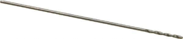 Chicago-Latrobe - #79 118° High Speed Steel Jobber Drill - Bright Finish, Right Hand Cut, Spiral Flute, Straight Shank, 3/4" OAL, Standard Point - Exact Tool & Supply
