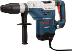 Bosch - 120 Volt 1-5/8" Keyless Chuck Electric Rotary Hammer - 0 to 3,600 BPM, 0 to 1,700 & 0 to 2,900 RPM - Exact Tool & Supply