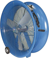 Patterson Fan - 30" Blade, 1/2 hp, 7,500 CFM, Industrial Circulation Fan - Floor Stand, 115 AC Volts, 6.2 Amps, 3 Speed - Exact Tool & Supply