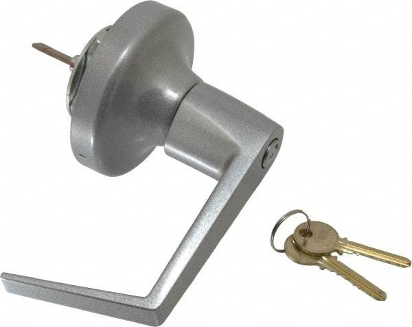 Yale - Lever Lockset - Aluminum Painted Finish - Exact Tool & Supply