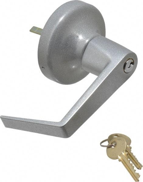 Yale - Lever Lockset - Satin Chrome Finish - Exact Tool & Supply