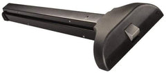 Yale - 30 to 36" Wide Door Range, Satin Chrome Finish Fire Rated Rim Exit Push Bar - Fits 30 to 36" Door, 2-1/2 Projection - Exact Tool & Supply