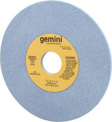 Norton - 7" Diam x 1-1/4" Hole x 1/4" Thick, I Hardness, 60 Grit Surface Grinding Wheel - Aluminum Oxide, Type 1, Medium Grade, 3,600 Max RPM, No Recess - Exact Tool & Supply