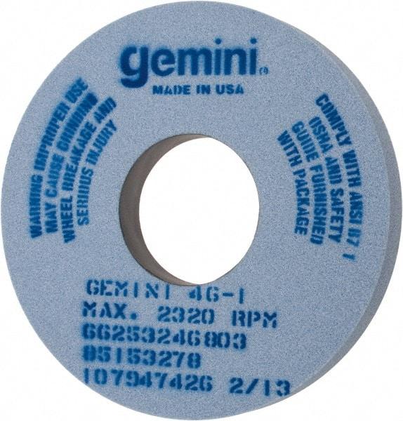 Norton - 14" Diam x 5" Hole x 1-1/2" Thick, I Hardness, 46 Grit Surface Grinding Wheel - Aluminum Oxide, Type 1, Coarse Grade, 2,320 Max RPM, No Recess - Exact Tool & Supply