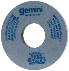 Norton - 14" Diam x 5" Hole x 1-1/2" Thick, J Hardness, 46 Grit Surface Grinding Wheel - Aluminum Oxide, Type 1, Coarse Grade, 2,320 Max RPM, No Recess - Exact Tool & Supply