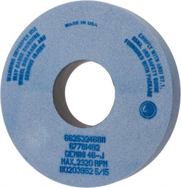 Norton - 14" Diam x 5" Hole x 2" Thick, J Hardness, 46 Grit Surface Grinding Wheel - Aluminum Oxide, Type 1, Coarse Grade, 2,320 Max RPM, No Recess - Exact Tool & Supply