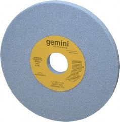 Norton - 7" Diam x 1-1/4" Hole x 1/2" Thick, K Hardness, 46 Grit Surface Grinding Wheel - Aluminum Oxide, Type 1, Coarse Grade, 3,600 Max RPM, No Recess - Exact Tool & Supply