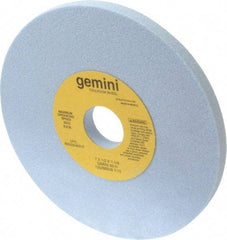Norton - 7" Diam x 1-1/4" Hole x 1/2" Thick, H Hardness, 60 Grit Surface Grinding Wheel - Aluminum Oxide, Type 1, Medium Grade, 3,600 Max RPM, No Recess - Exact Tool & Supply