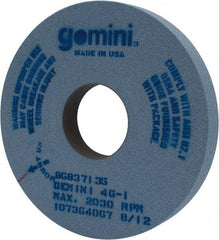 Norton - 16" Diam x 5" Hole x 2" Thick, I Hardness, 46 Grit Surface Grinding Wheel - Aluminum Oxide, Type 1, Coarse Grade, 2,030 Max RPM, No Recess - Exact Tool & Supply