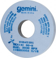 Norton - 16" Diam x 5" Hole x 2" Thick, K Hardness, 60 Grit Surface Grinding Wheel - Aluminum Oxide, Type 1, Medium Grade, 2,030 Max RPM, No Recess - Exact Tool & Supply