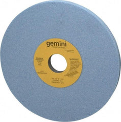 Norton - 8" Diam x 1-1/4" Hole x 1/2" Thick, I Hardness, 46 Grit Surface Grinding Wheel - Aluminum Oxide, Type 1, Coarse Grade, 3,105 Max RPM, No Recess - Exact Tool & Supply