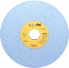 Norton - 8" Diam x 1-1/4" Hole x 1/2" Thick, J Hardness, 46 Grit Surface Grinding Wheel - Aluminum Oxide, Type 1, Coarse Grade, 3,600 Max RPM, No Recess - Exact Tool & Supply