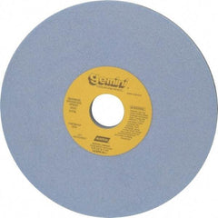 Norton - 8" Diam x 1-1/4" Hole x 1/2" Thick, J Hardness, 60 Grit Surface Grinding Wheel - Aluminum Oxide, Type 1, Medium Grade, 3,600 Max RPM, No Recess - Exact Tool & Supply