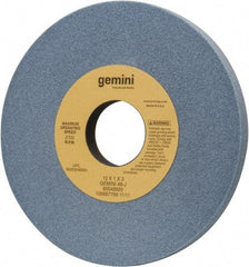 Norton - 12" Diam x 3" Hole x 1" Thick, J Hardness, 46 Grit Surface Grinding Wheel - Aluminum Oxide, Type 1, Coarse Grade, 2,705 Max RPM, No Recess - Exact Tool & Supply