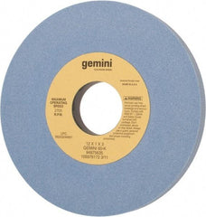 Norton - 12" Diam x 3" Hole x 1" Thick, K Hardness, 60 Grit Surface Grinding Wheel - Aluminum Oxide, Type 1, Medium Grade, 2,705 Max RPM, No Recess - Exact Tool & Supply