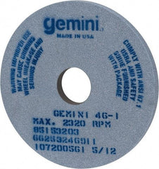 Norton - 14" Diam x 3" Hole x 1" Thick, I Hardness, 46 Grit Surface Grinding Wheel - Aluminum Oxide, Type 1, Coarse Grade, 2,320 Max RPM, No Recess - Exact Tool & Supply