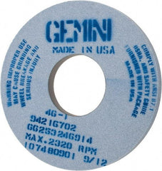 Norton - 14" Diam x 5" Hole x 1" Thick, I Hardness, 46 Grit Surface Grinding Wheel - Aluminum Oxide, Type 1, Coarse Grade, 2,320 Max RPM, No Recess - Exact Tool & Supply