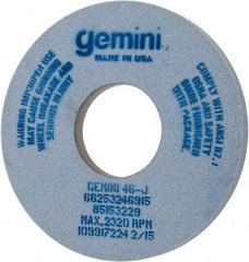Norton - 14" Diam x 5" Hole x 1" Thick, J Hardness, 46 Grit Surface Grinding Wheel - Aluminum Oxide, Type 1, Coarse Grade, 2,320 Max RPM, No Recess - Exact Tool & Supply
