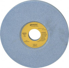 Norton - 7" Diam x 1-1/4" Hole x 3/4" Thick, K Hardness, 46 Grit Surface Grinding Wheel - Aluminum Oxide, Type 5, Coarse Grade, 3,600 Max RPM, One-Side Recess - Exact Tool & Supply