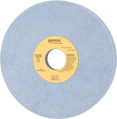 Norton - 7" Diam x 1-1/4" Hole x 1" Thick, J Hardness, 60 Grit Surface Grinding Wheel - Aluminum Oxide, Type 5, Medium Grade, 3,600 Max RPM, One-Side Recess - Exact Tool & Supply