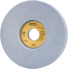 Norton - 7" Diam x 1-1/4" Hole x 1" Thick, K Hardness, 60 Grit Surface Grinding Wheel - Aluminum Oxide, Type 5, Medium Grade, 3,600 Max RPM, One-Side Recess - Exact Tool & Supply