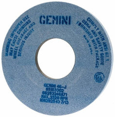 Norton - 14" Diam x 5" Hole x 1-1/2" Thick, J Hardness, 46 Grit Surface Grinding Wheel - Aluminum Oxide, Type 5, Coarse Grade, 2,320 Max RPM, One-Side Recess - Exact Tool & Supply